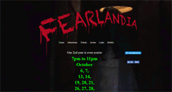 Desktop Screenshot of fearlandia.com