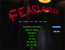 Tablet Screenshot of fearlandia.com